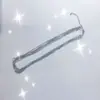 Corrente para Clavícula de Metal Europeia e Americana Elegante de Alto Padrão com Camadas Sobrepostas Leve Luxo Moda Exquisite Estilo Frio