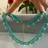 Danqing Huaying ~ Colar de Renda em Camadas com Franjas Estilo Chinês Moderno para Mulheres 2025 Novo Estilo Design Único Corrente de Clavícula