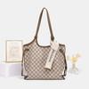 Bolso Nuevo Retro Estampado 2025 para Mujer, Versátil para el Trabajo y los Viajes Diarios, Bolso Tote de Gran Capacidad, Textura Moderna y de Alta Calidad