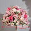 Arco de Boda Transfronterizo Bola de Flores Arreglo de Flores de Rosa Artificial Decoración de Lugar de Boda Evento de Inauguración Juego de Flores Artificiales