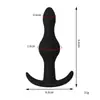 Juguete de Enchufe Anal Set de Cuatro Piezas de Silicona Enchufe Anal para Punto G Dilatador Anal Perla Estimuladora Productos Sexy para Adultos