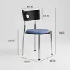 Cadeira de Jantar para Casa Usada Nórdica Moderna Celebridade da Internet Designer Berg Simples Francês Retrô Mesa e Cadeira de Jantar em Madeira Maciça