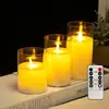Luz de Vela Digital LED Tipo Bala Jantar à Luz de Velas Roteiro Layout de Atmosfera de Assassinato Adereços Vela com Controle Remoto Criativo