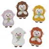Nuevo Parche Bordado de Peluche de Oveja de Dibujos Animados Accesorios para Bolsos DIY Decoraciones para Bufandas Accesorios para Ropa Infantil