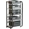 Gabinete de equipamento amplificador de potência espaçamento ajustável suporte multicamadas para amplificador de válvulas HIFI suporte de áudio para alto-falante de home theater