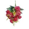 Paisagismo Verdejante, Rosas, Flores Artificiais, Pequenas Rosas na Cor Champanhe, Buquês de Mão, Buquês de Dia dos Namorados, Adereços de Decoração de Casamento
