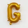 Balões de Folha de Alumínio Laranja de 16 polegadas Estilo Americano Finos com Alfabeto Inglês e Números para Festa de Aniversário e Decoração de Casamento