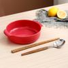 Tazón para ensalada de frutas Tazón para postre Plato creativo binaural para desayuno Tazón para verduras personalizado Tazón para arroz Tazón de plástico resistente a las caídas Tazón para fideos