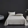 Liiesena - Alfombrilla Refrigerante Suave con Tecnología de Sensación de Hielo Estilo Coreano - Juego de Tres Piezas con Sábana Ajustable y Cubrecama, Lavable a Máquina, Alfombrilla de Aire Acondicionado de Color Sólido