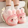 Pantuflas de algodón para niños de invierno con talón, cálidas y de felpa, con suela gruesa, adecuadas para niñas, para uso familiar, niños pequeños y bebés, para uso en casa