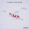 Modelo de Carpa Simulada Adornos de Paisajismo para Acuario Peces Dorados Simulados Juguetes de Peces Ornamentales Colgante para Llavero de Bolso de Teléfono Móvil