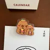 Clipe de vedação para cartão pequeno Copyright coração de menina clipe pp girl ins estudante clipe de cauda longa clipe de nota capivara fofo