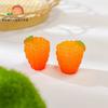 Brinquedos de Frutas Realistas em Resina Semi-3D Acessórios DIY Materiais Fonte Atacado Brinquedos de Laranja Realistas Atacado