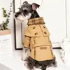 Capa Britânica para Cães e Gatos de Estimação para Primavera e Verão Casaco Tudo-Em-Um Capa de Cavalheiro para Cães de Pequeno e Médio Porte