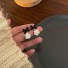 Pendientes de Bola de Pelo Otoño e Invierno para Mujer, Pendientes de Moda y Dulces para Mujer, Diseño de Nicho, Pendientes de Gama Alta Otoño e Invierno al por Mayor