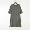 Nuevo Camisón de Verano Tallas Grandes Pijama de Algodón Modal para Mujer Gordita mm Manga Corta Talla Extra Holgado Manga Tres Cuartos Ropa de Casa