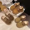 Zapatos Birkenstock Retro de Suela Gruesa para Aumentar la Altura para Mujer Otoño 2026 Mocasines Versátiles sin Cordones Zapatos Casuales Cómodos de un Solo Paso