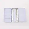 Caja de Hierro para Acuarela de 12/24/48 Colores 70% de descuento Caja Metálica de Hojalata Ranura Portátil Plegable Pigmento Sólido Reempaquetado Caja Vacía