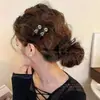 Pinzas para el Cabello Bordadas con Flores para Niñas Nuevas de Alta Gama Pinzas BB para Flequillo Lateral para Niñas y Bebés Lindos Accesorios para el Cabello