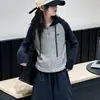 Conjunto de Sudadera con Capucha de Punto y Pantalones de Pierna Ancha para Niñas, Conjunto de Dos Piezas de Moda Casual para Niños Mayores
