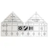 Regla Acrílica para Costura y Patchwork Regla de Diseño de Ropa 90 grados Tela Cortada Irregularmente Regla Doble Plantilla de Patchwork Transfronterizo