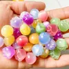 16mm Resina Blanca Fotocromática Pata de Gato Cuentas Fotocromáticas UV Cuentas Sueltas Pulsera Cuentas Espaciadoras Accesorios para Pulseras Hechas a Mano DIY