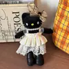 Bolsa Colgante Hello Kitty Piernas Largas Fragancia Ligera Muñeca de Peluche Dibujos Animados Lindo Llavero de Corazón Colgante de Regalo