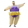 Disfraz de Rendimiento Divertido para Halloween y Día del Niño Personajes de Dibujos Animados Originales Luchadores de Sumo Inflables y Ballet Atuendos de Entretenimiento