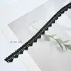 Adorno de encaje calado de una cara en blanco y negro, accesorio para el cabello hecho a mano para DIY, corsage Lolita, colgante para bolso, material decorativo para accesorios