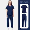 Niaahinn Básico Casual Talla Grande Bata de Laboratorio Salón de Belleza Clínica Dental Hospital Doctor Enfermera Ropa de Trabajo