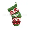 Nuevos Calcetines de Navidad Calcetines de Punto Exportación Bolsas de Regalo Coloridas Decoración de Regalo de Navidad Bolsas de Dulces Calcetines