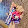 Chaveiro de Boneca Cartoon Sanrio Kuromi Pingente Fofo para Bolsa Chaveiro de Garra Pequeno Presente Atacado