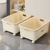 Gabinete de Banheiro com Cesto de Roupas Sujas Doméstico de Chão Móvel Cesto de Lavanderia Cesto de Armazenamento de Banheiro Carrinho de Roupas Cesto de Armazenamento