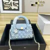 Bolso de mano transfronterizo para mujer, estilo europeo y americano, patrón de diamantes Coco, solapa con cadena, para hombro, mano y crossbody, bolso de cuero de lujo
