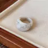 Anillo Ovalado de Resina Minimalista Bohemio con Diseño Único de Nicho, Personalidad Vintage, Accesorio de Mano Versátil