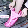 Cobre-sapatos à Prova de Chuva Impermeável Dia Chuvoso PVC Cano Médio Espessado Resistente ao Desgaste Antiderrapante Zíper Cobre-sapatos Adultos Homens e Mulheres Impermeáveis