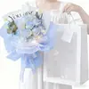 Hielo Picado Flor Rosa Azul Eterna Gipsofilia Ramo Seco Día de San Valentín Chino Navidad Día de San Valentín Regalo de Cumpleaños para Novia