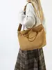 Bolso de Pana para Mujer 2025 Nueva Moda Bolso de Hombro Cruzado Versátil Simple Gran Capacidad Bolso Tote
