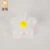 DIY Acrílico Flor de Cinco Pétalas Gelatina Girassol Pingente para Celular Acessórios de Joia Contas Soltas Acessórios para Cabelo Acessórios