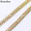 Adesivo hot melt cor 1CM largura corrente de garra de três fileiras corrente de strass corrente de ferro para colar DIY corrente decorativa para sapato feminino acessórios decorativos atacado