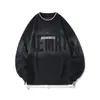 Sudadera Nueva de Cuello Redondo Otoño 2025 para Hombre Moderna Primavera y Otoño Estampado de Letras Moda Holgada Tops y Chaquetas para Hombre