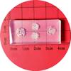 Accesorios para Arte de Uñas Molde de Silicona para Uñas DIY Hecho a Mano Popular Flor de Cinco Pétalos Flor Blanca Pequeña Rosa Crisantemo Ins Estilo Caliente