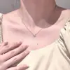Moderna Cadena para Clavícula con Sentido de Diseño Irregular para Mujer, Cadena de Suéter Estilo Vacaciones con Estrella de Mar, Gargantilla