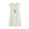 Camisón de Niña Estilo Princesa 25 Años Verano Youkosi Camisón de Niña Clase A Estampado de Dibujos Animados Tesoro Ropa de Casa Fina para Mujer