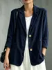 Americana y Europea Transfronteriza Amazon Comercio Exterior Nueva Chaqueta de Traje de Pana Casual Versátil de Otoño e Invierno Temperamento Retro