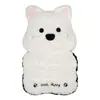 Nueva funda de asiento de coche de invierno con soporte lumbar integrado, con un diseño grueso, afelpado y lindo de gato de dibujos animados.