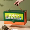 Caixas Coloridas para Embalagem de Alimentos, Caixas para Embalagem de Presentes, Caixas para Bolo da Lua, Caixas de Papelão Ondulado para Presentes, Caixas de Avião, Presentes Impressos, Estampagem Dourada para o Festival do Barco-Dragão