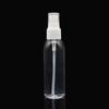 Frasco Borrifador 60ml Névoa Fina Desinfetante de Álcool Frasco de Refil Plástico PET Transparente Frasco Borrifador Pequeno Atacado Perfume