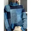 Novedades en la plataforma transfronteriza: Suéteres de cuello alto recomendados para mujer, estampado digital, serie personalizable
