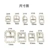 Hebilla de Diamante de 0.8 para Zapato de Baile Latino, Hebilla para Bolso de Mano, Hebilla para Puño, Hebilla Decorativa para Equipaje, Hebilla de Cinturón, Hebilla para Sandalia